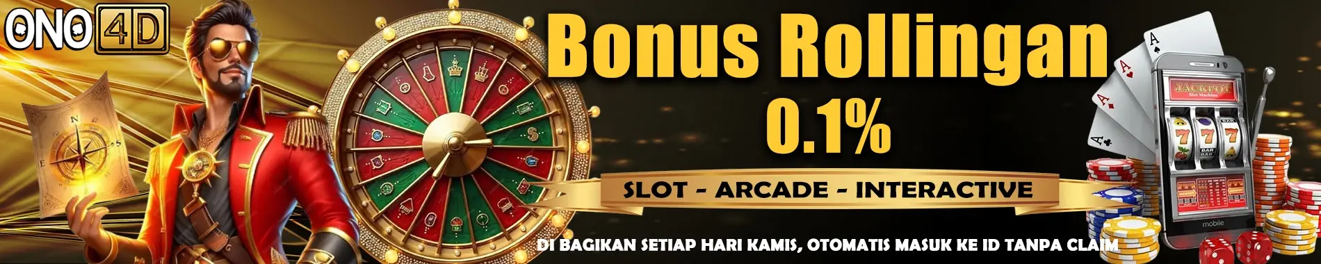 Bonus Rollingan 0.1% ONO4D